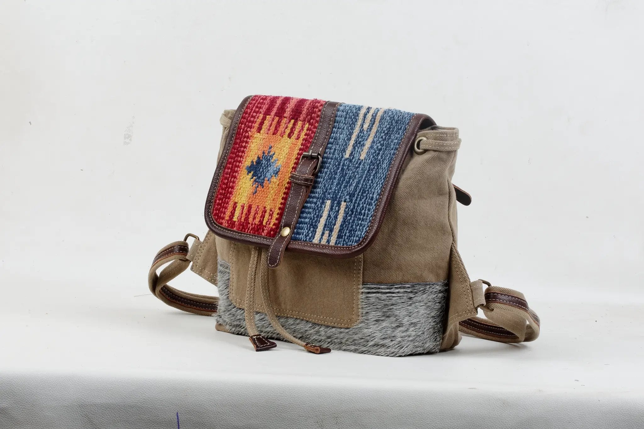Amber And Azure Bag Myra Bag Rug Design Backpack Ozarkland General Stores