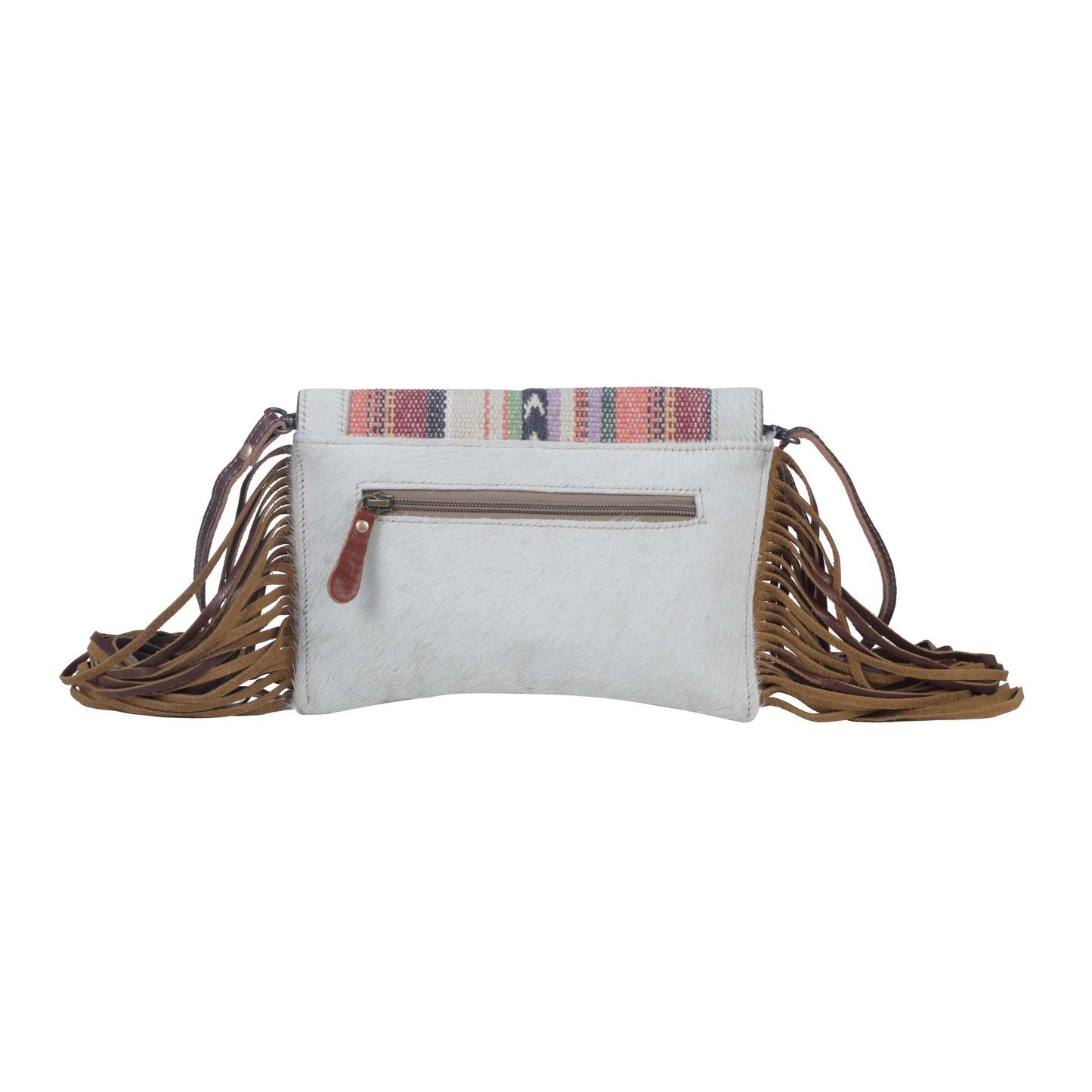 Delicate Hues Leather Hairon Bag