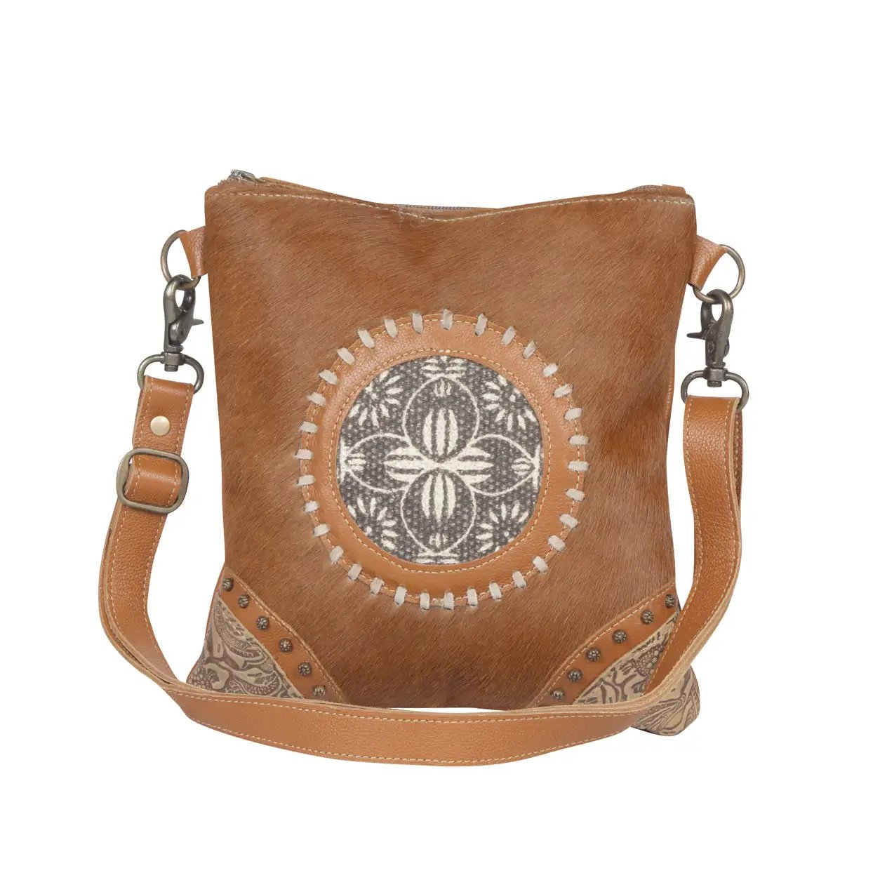 Myra Bag Fidato Leather & Hairon Bag - Handbags Myra Bag