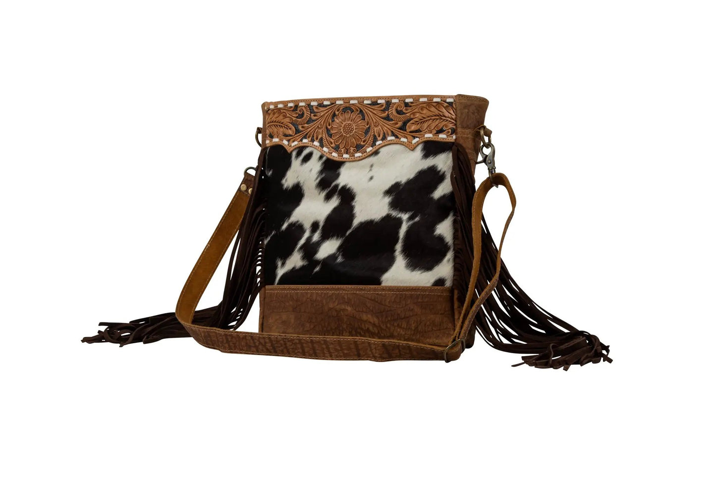 Myra Bag Plains Roundup Leather & Hairon Bag - Handbags Myra Bag