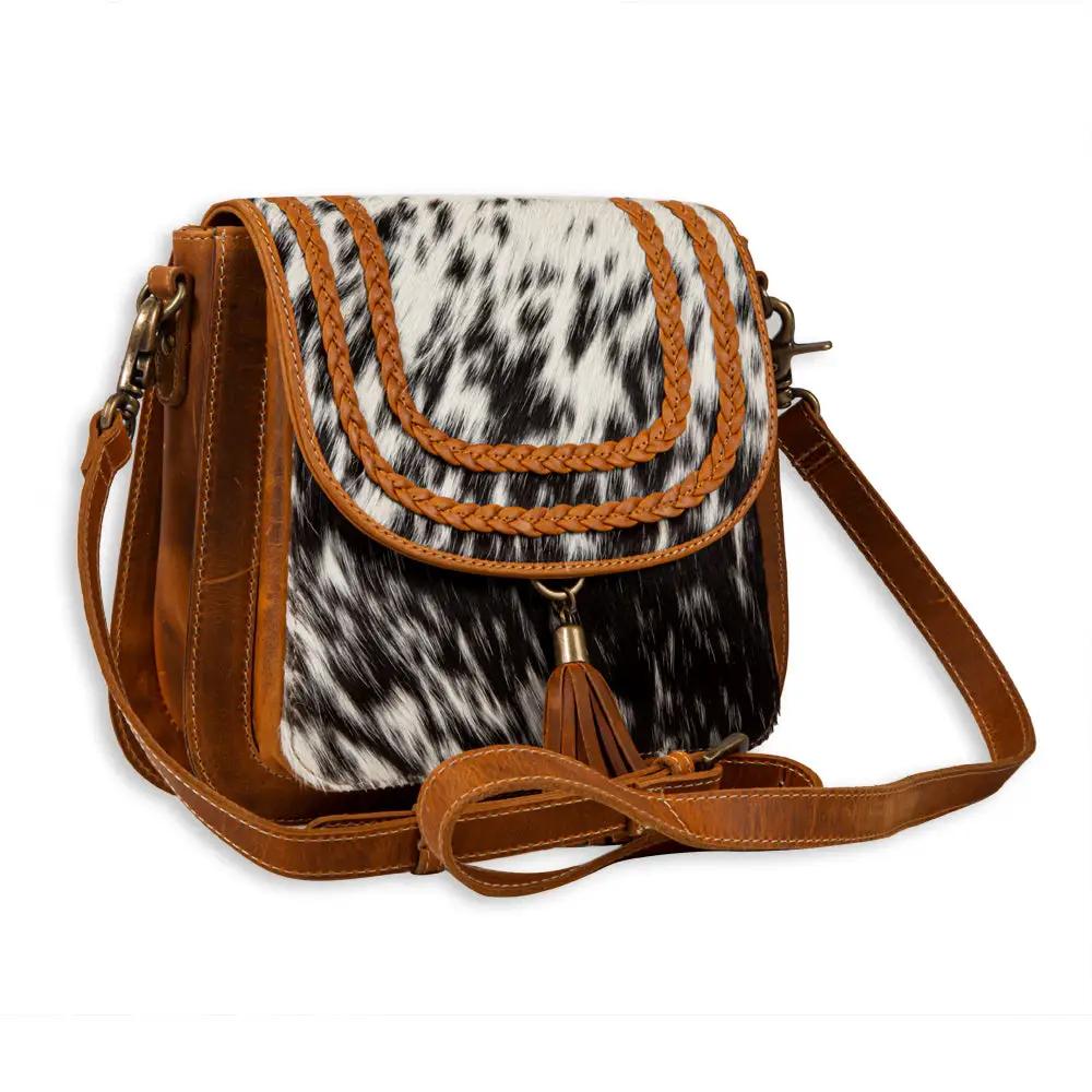 Myra Bag Samson Trails Hairon Leather Bag - Handbags Myra Bag