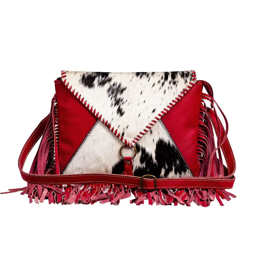 Myra Bag Letterstone Trail Fringe Leath - Handbags Myra Bag