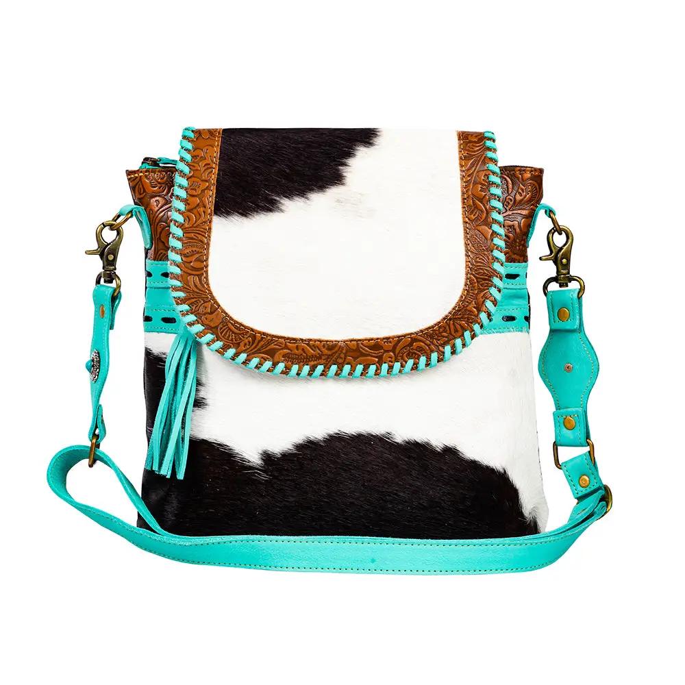 Myra Bag Stellona Canyon Canvas & Hairon Bag - Handbags Myra Bag