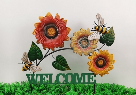 Sunflower Garden Stake