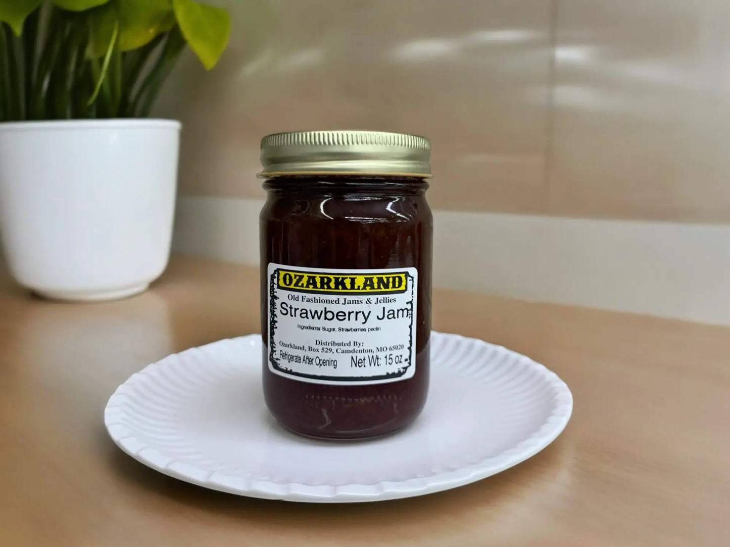 Ozarkland Strawberry Jam - Jams & Jellies Jam
