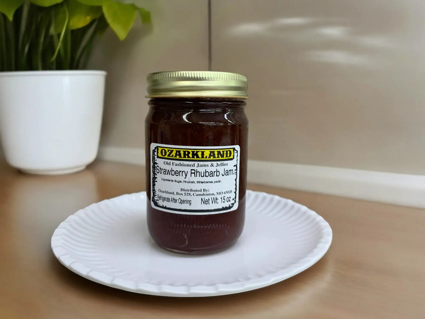 Ozarkland Strawberry Rhubarb Jam - Jams & Jellies Jam