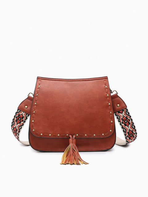 Bailey Crossbody Bag in Rust