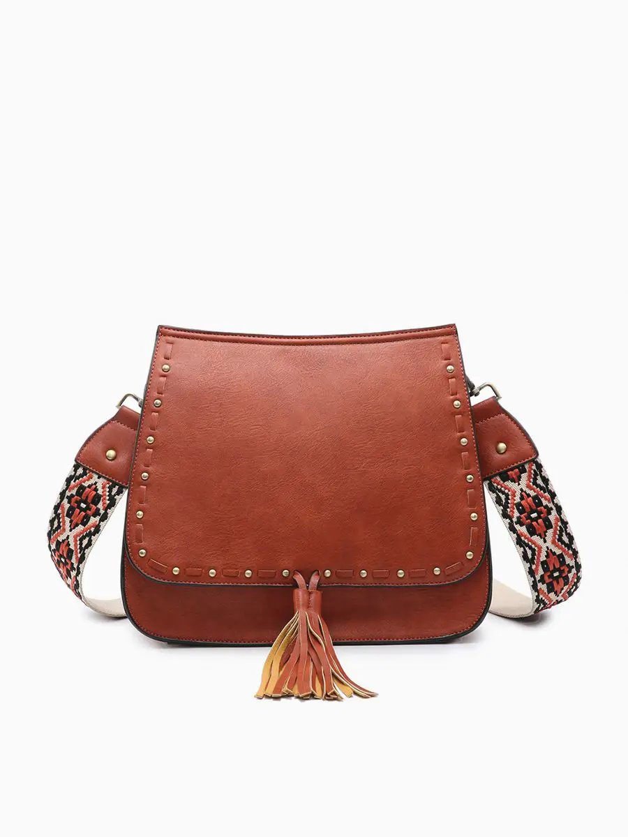 Jen & Co LLC Bailey Crossbody Bag in Rust - Cross Body Bags