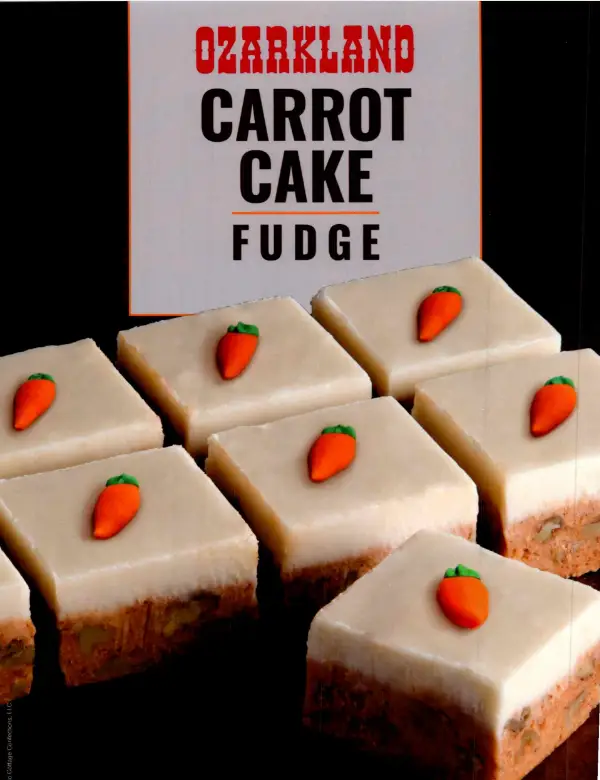Ozarkland Carrot Cake - Fudge of the Month - Fudge Fudge
