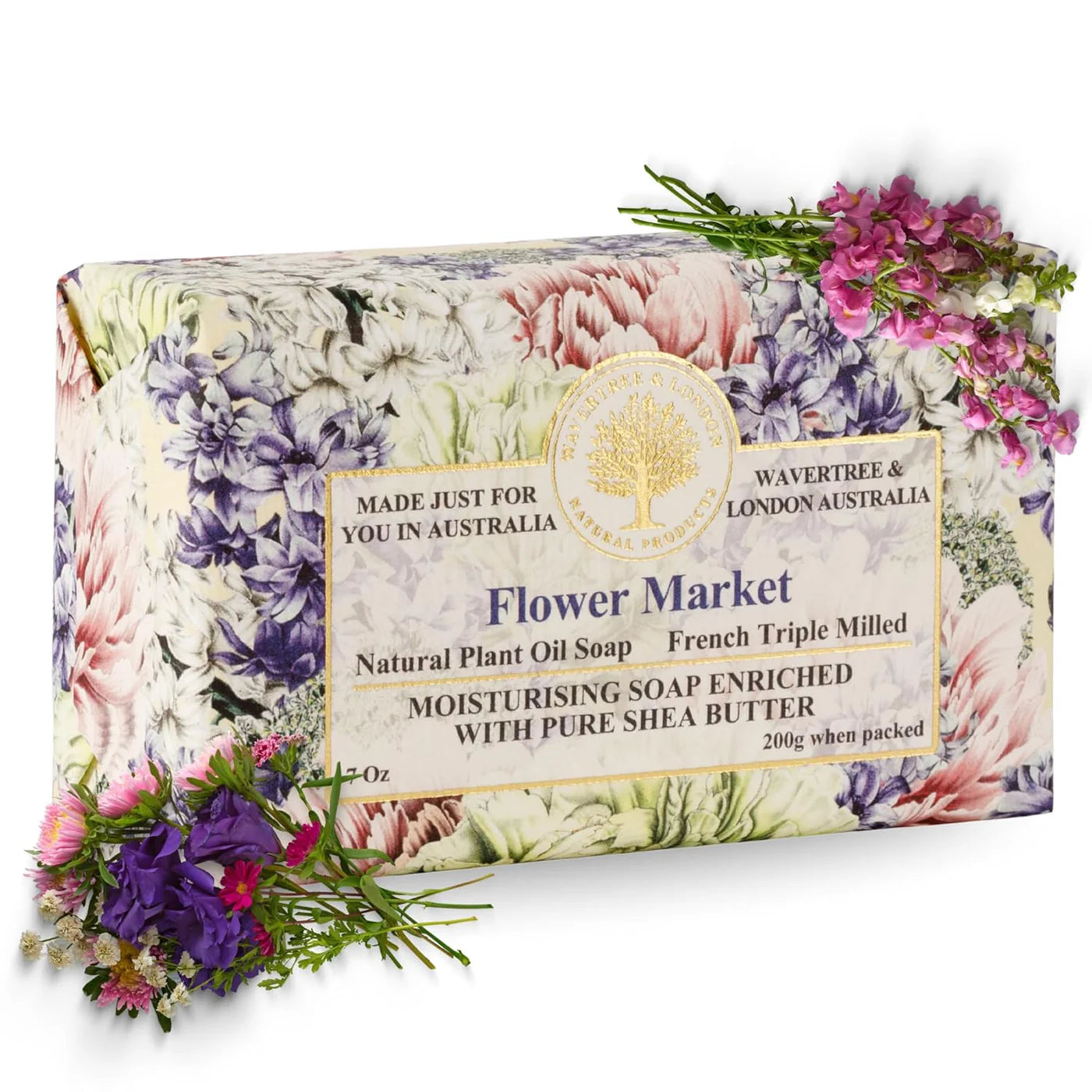 AUSTRALIAN NATL SOAPWORKS FLOWER MARKET SOAP - Bar Soap Bar Soap