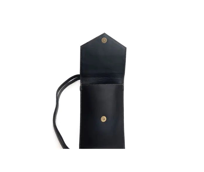 Prairie Times Petite Hand-Tooled Bag in Coal