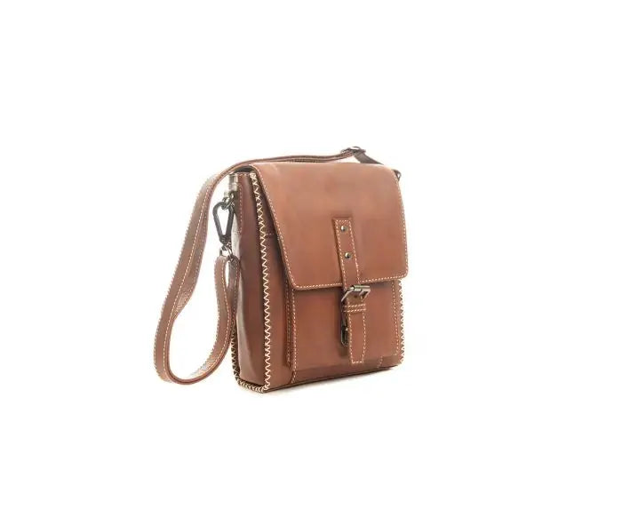 Myra Bag Cinnamon Trail Small Leather Bag - Cross Body Bags Myra Bag