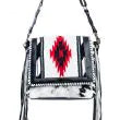 Zunia Leather & Hairon Bag in Coal