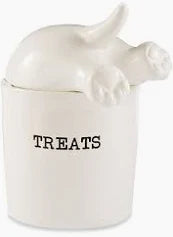 Mud Pie Dog Tail Treat Canister