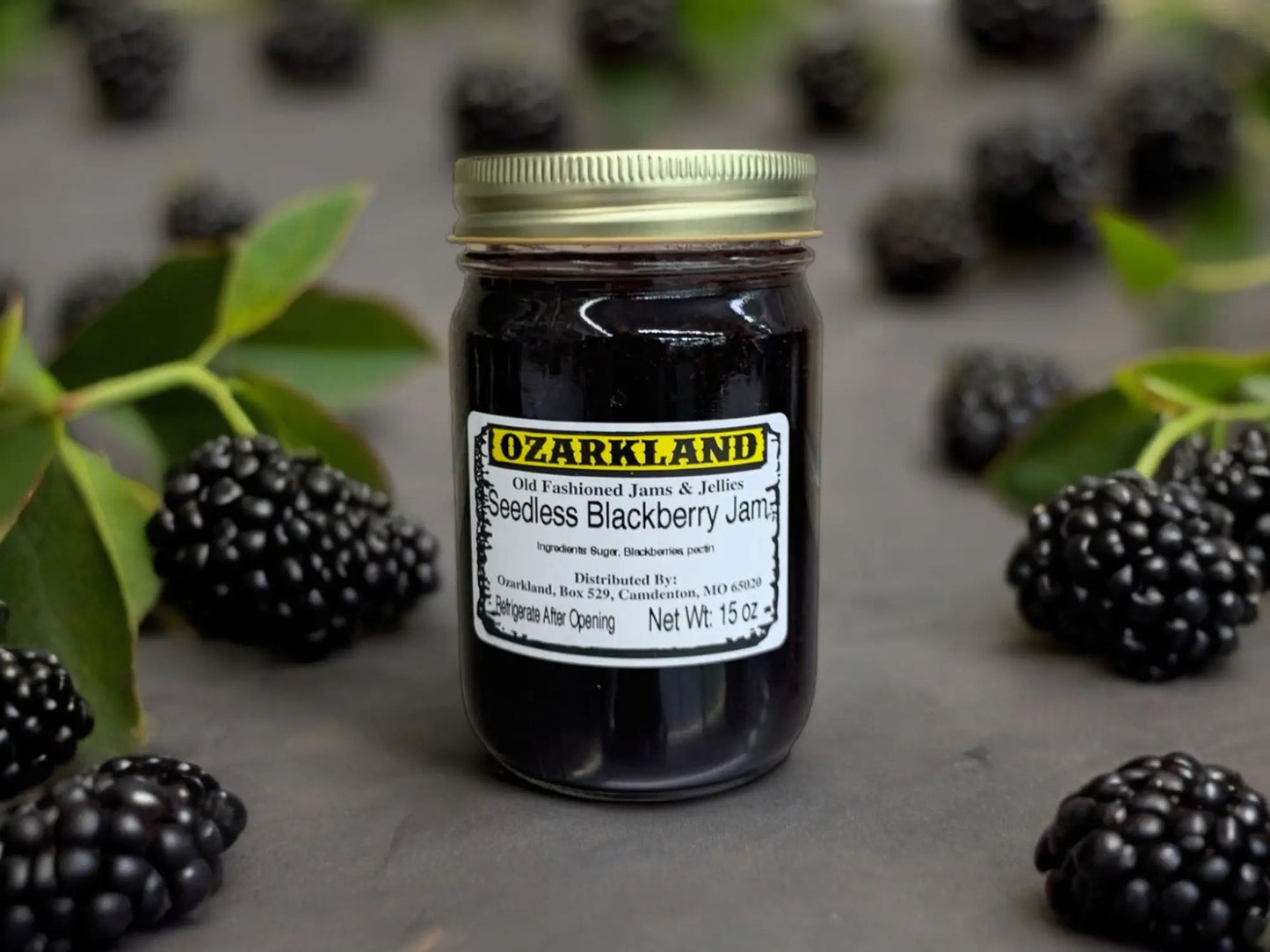 Ozarkland Seedless Blackberry Jam - Jams & Jellies Jam