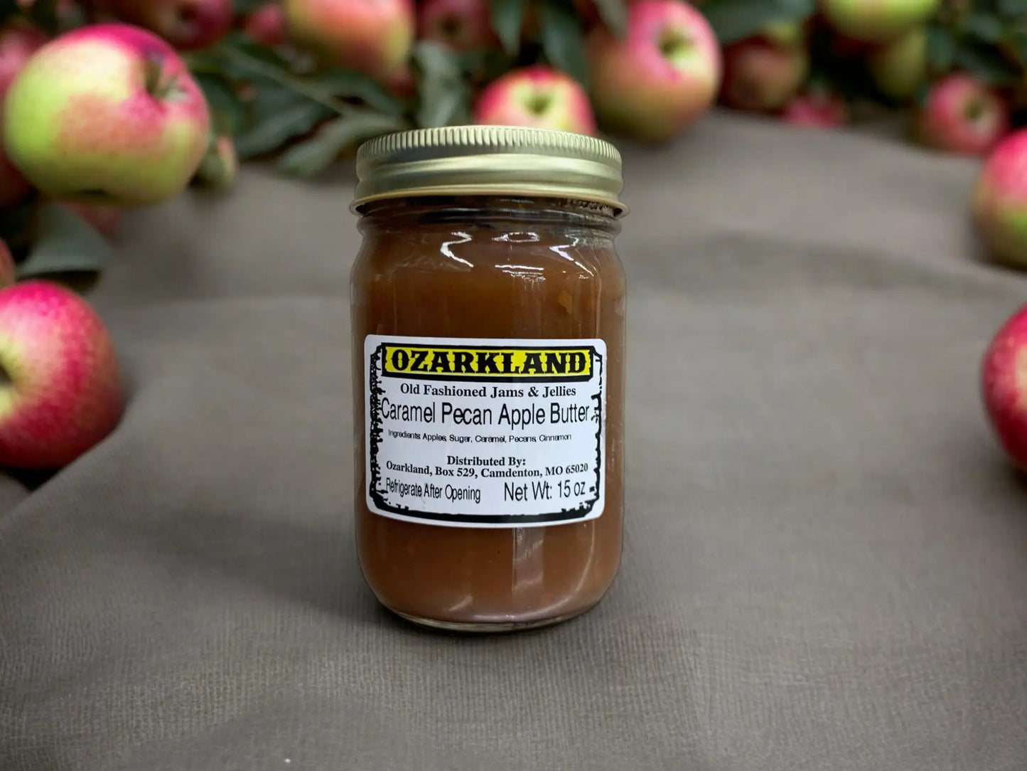 Ozarkland Apple Caramel Pecan Butter - Jams & Jellies Butter