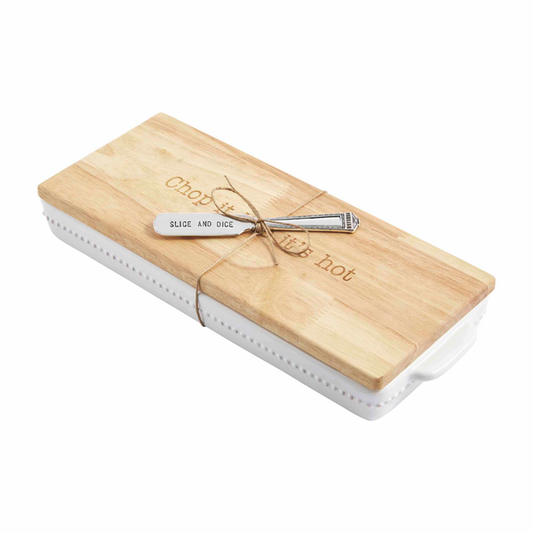 Mud Pie Chop It Tray and Board Set