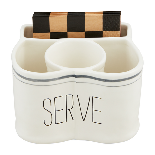 Mud Pie Utensil And Napkin Holder