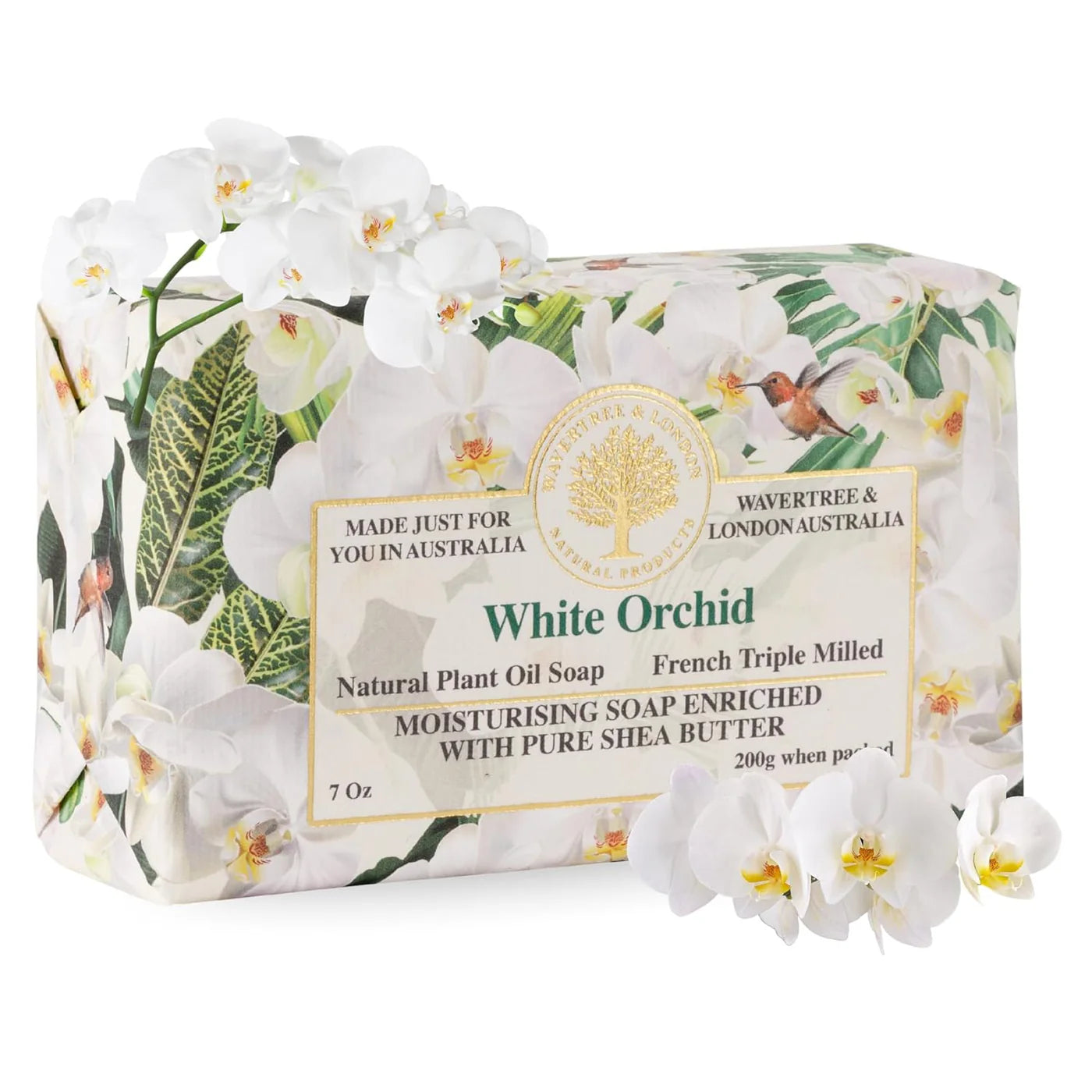 AUSTRALIAN NATL SOAPWORKS WHITE ORCHID SOAP - Bar Soap Shampoo & Conditioner