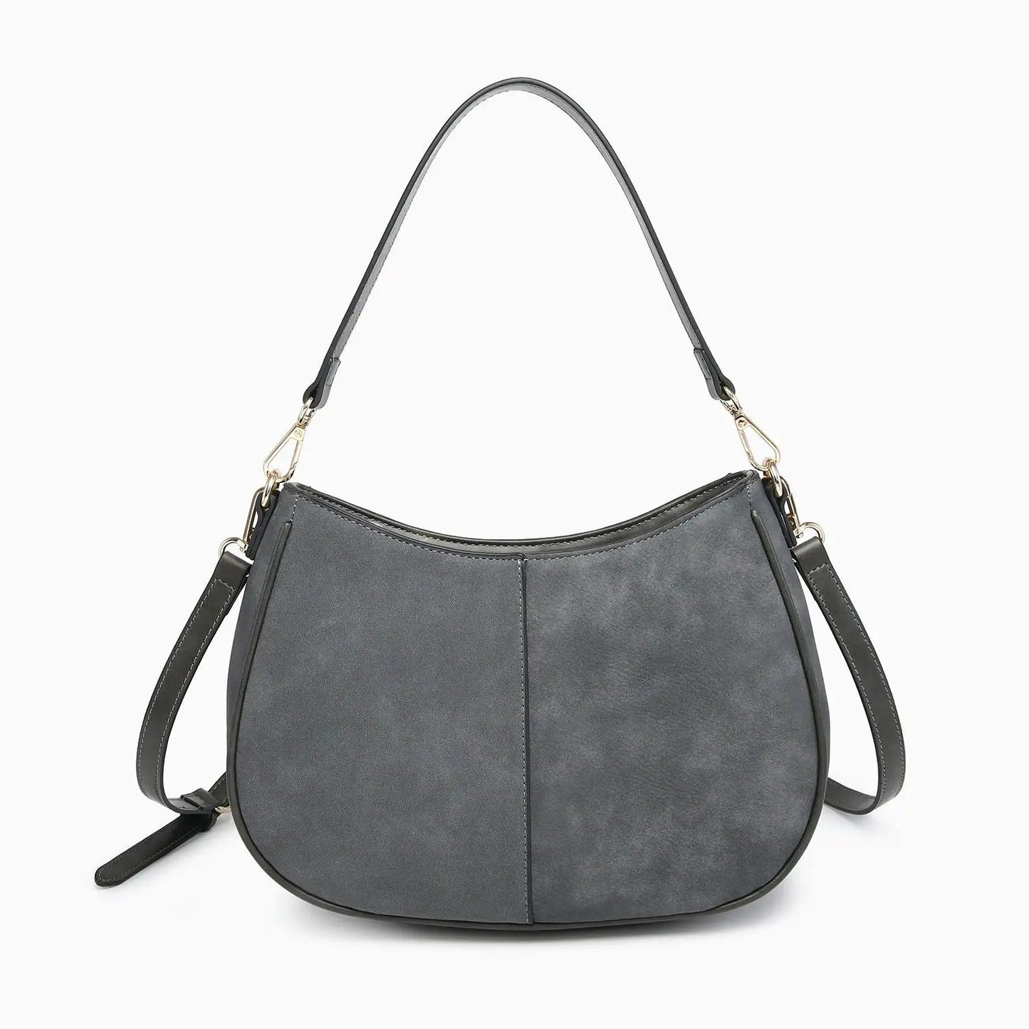 Jen & Co LLC Zoe Two-Tone Distressed Crossbody - Cross Body Bags