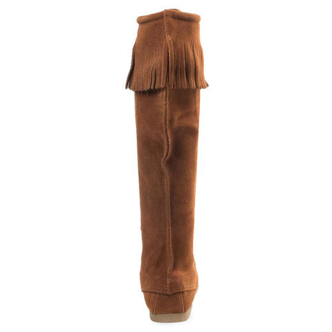 Front Lace Knee High Boot