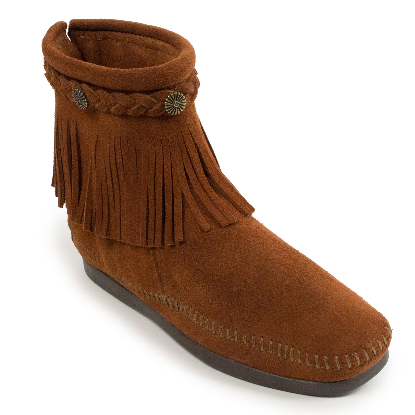 Minnetonka High Top Back Zip  182 Boots