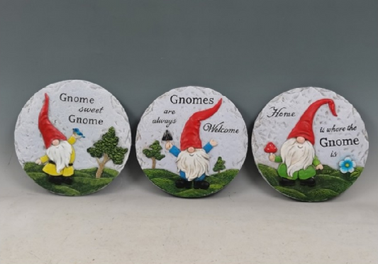 Gnome Stepping Garden Stone