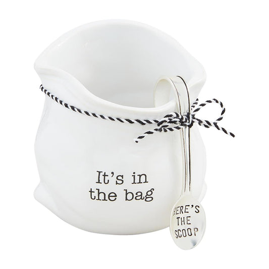 Mud Pie Candy Bag W/ Spoon