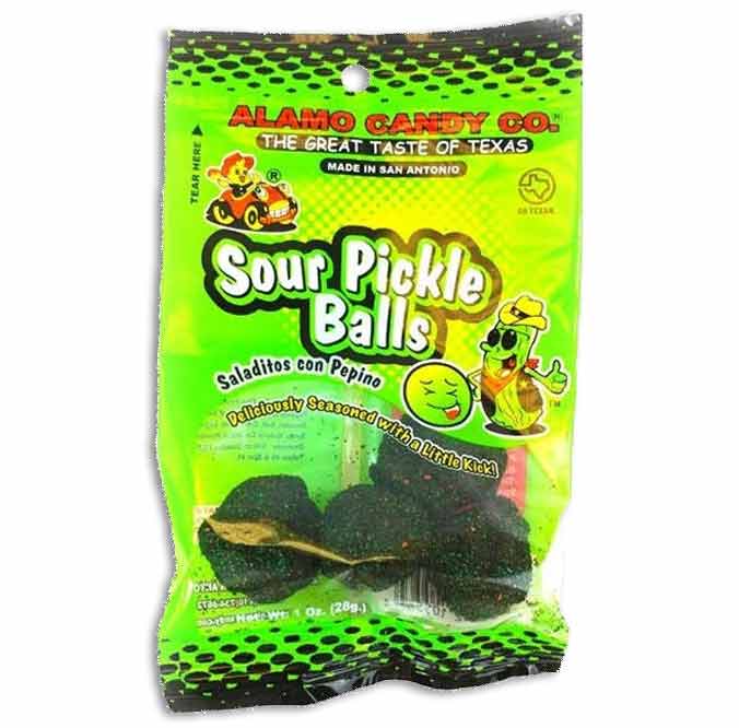 Redstone Foods Inc Alamo Candy Peg Sour Pickle Bar - Candy & Chocolate Novelty Candies