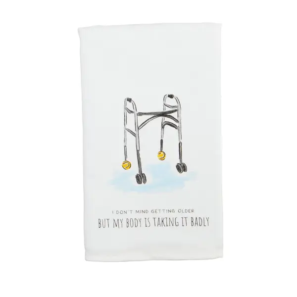 Mud Pie BODY FUNNY BIRTHDAY TOWEL - Kitchen & Dining Kitchen Accessories