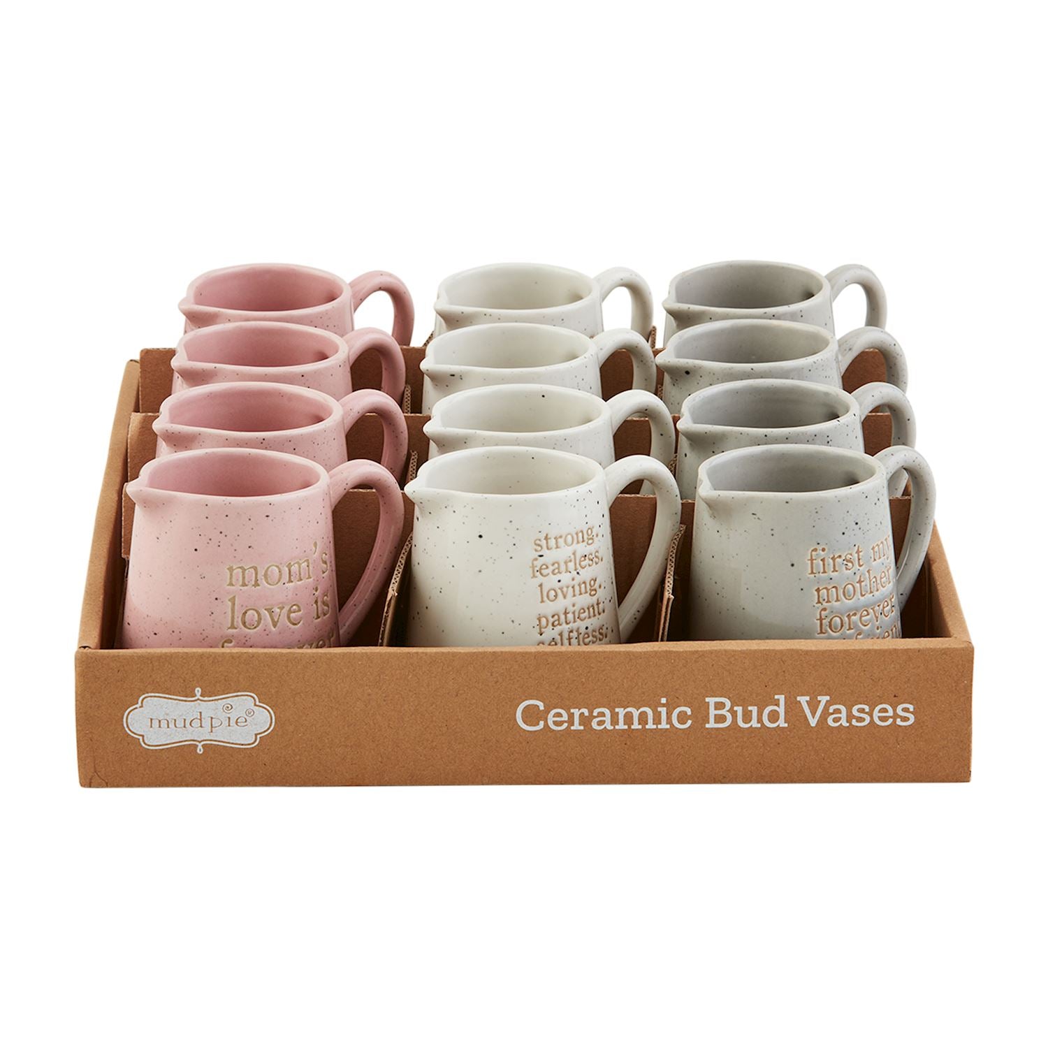 Mud Pie Mom Bud Vases
