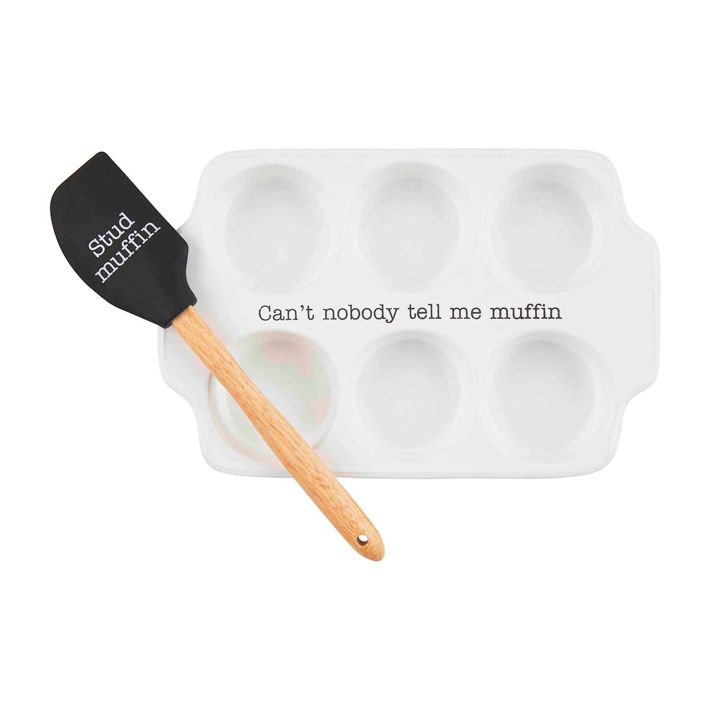 Mud Pie Muffin Tray & Spatula Set
