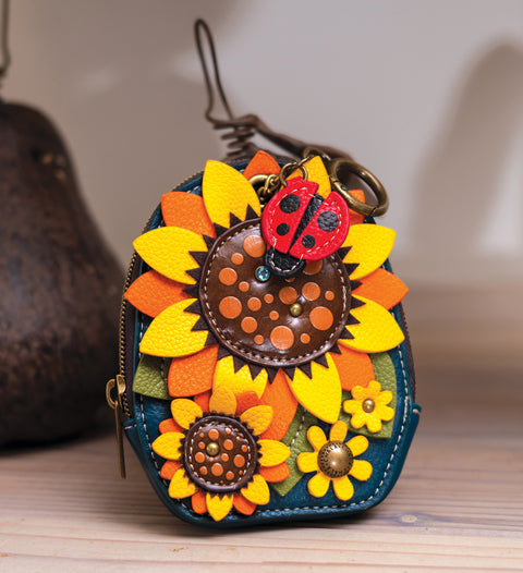 Chala Mini Coin Purse Keychain - Sunflower bag