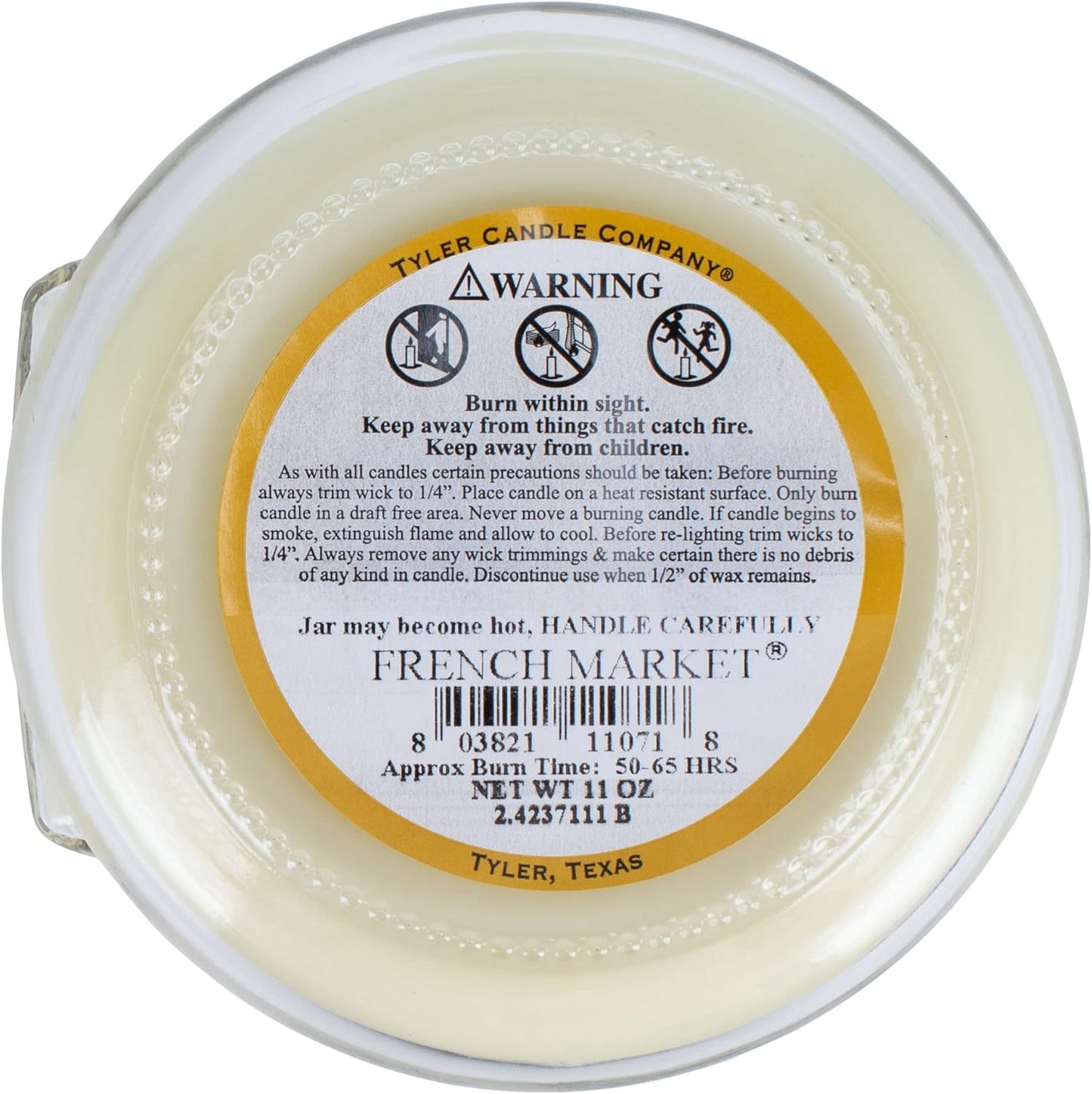 French Market Scented Jar Candle