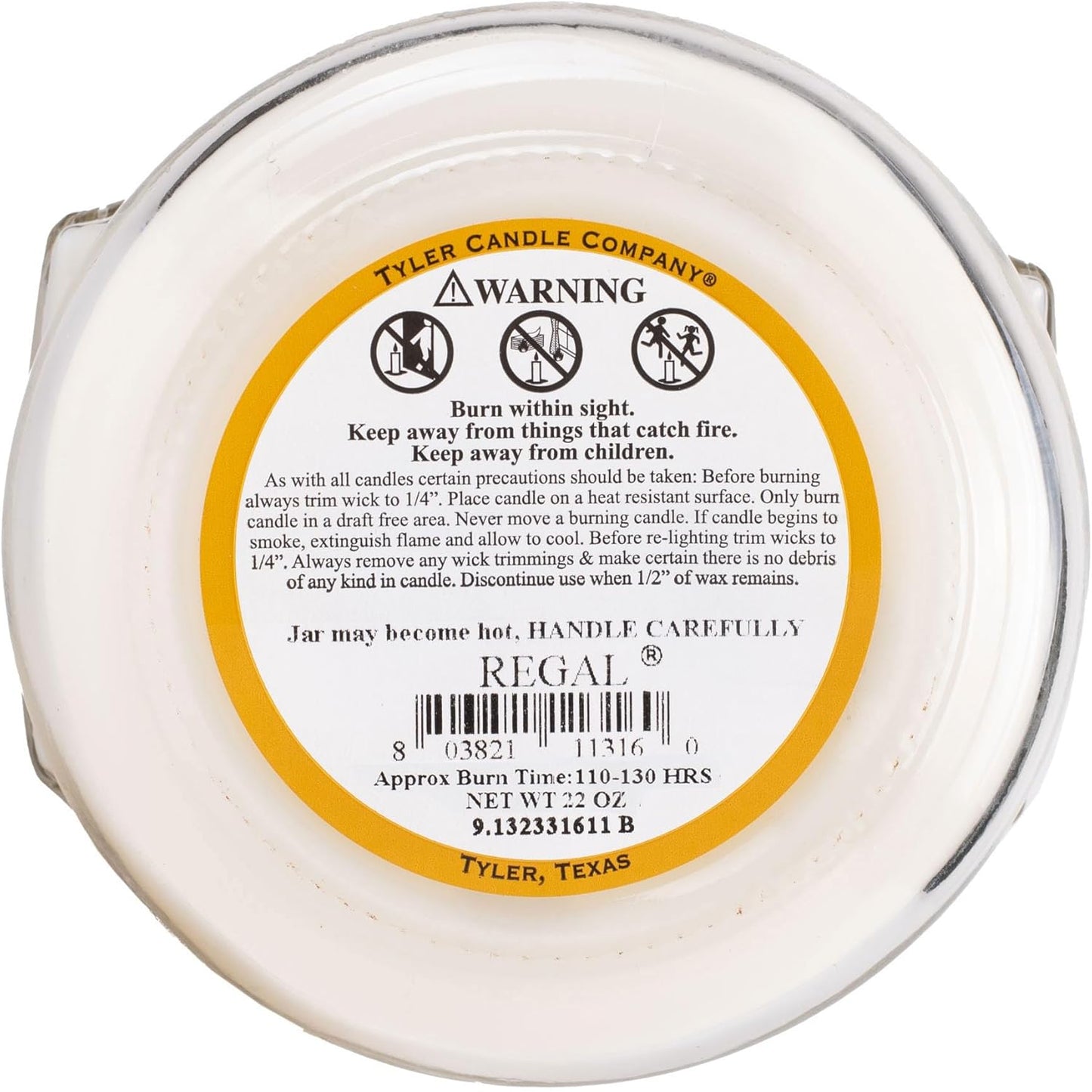 Regal Scented Jar Candle