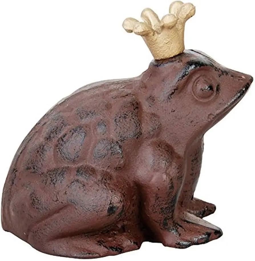ESSCHERT DESIGN USA FROG PRINCE CAST IRON LARGE - Decor HOME DECOR