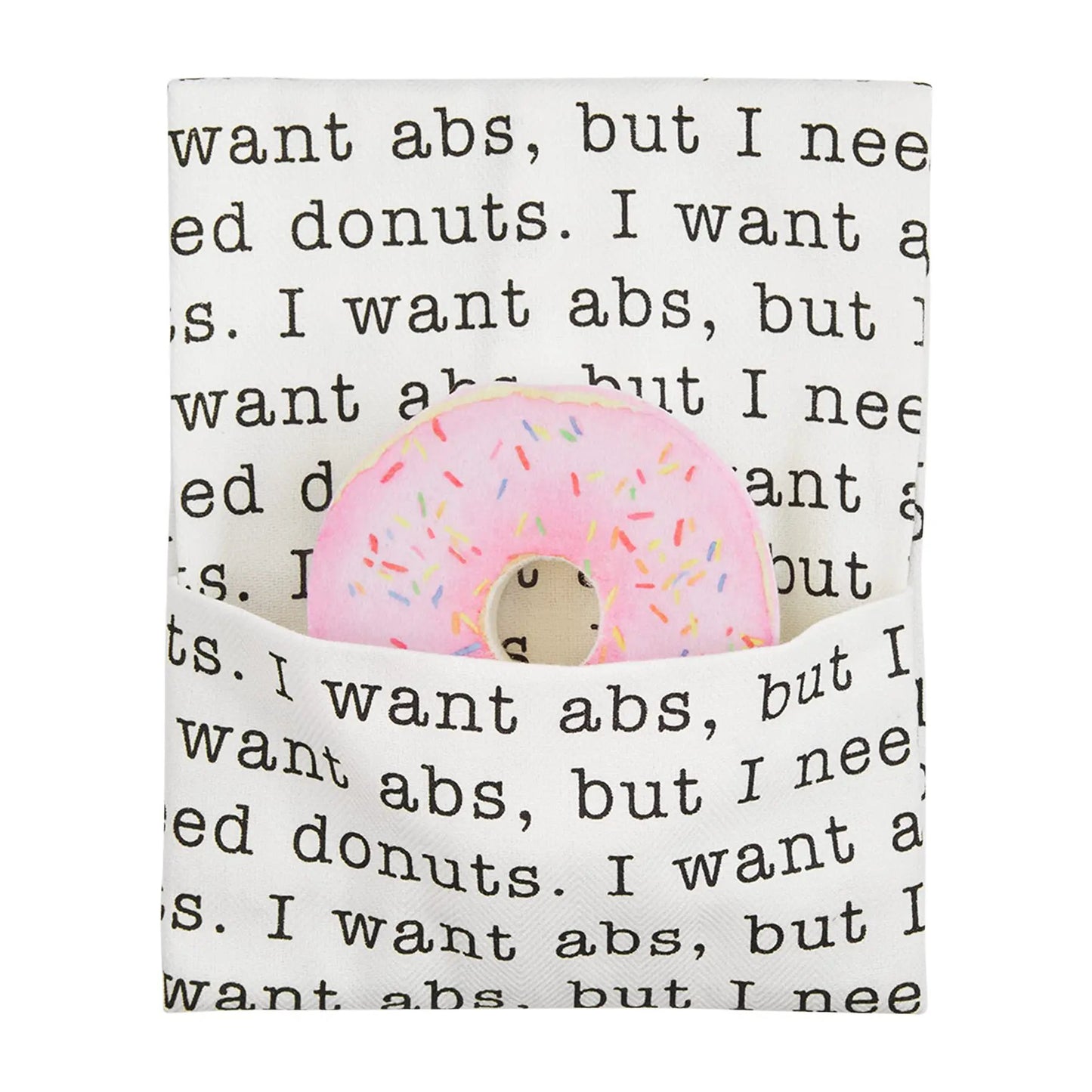 Mud Pie DONUT SPONGE & TOWEL SET - Kitchen Towels Kitchen Accessories