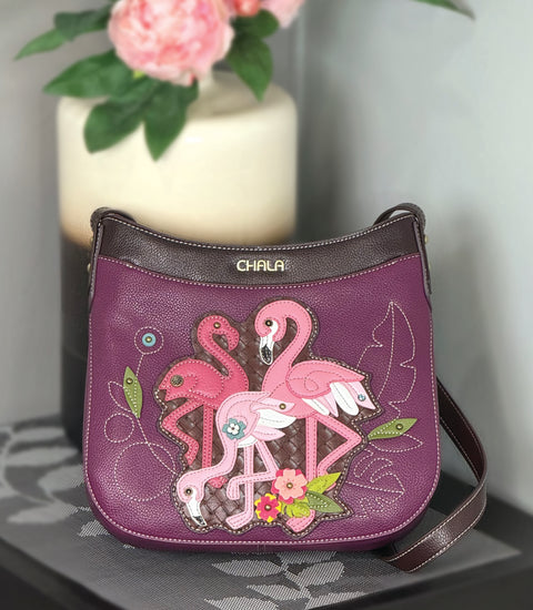 Chala Crescent Crossbody - Flamingo Group bag