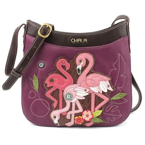 Chala Crescent Crossbody - Flamingo Group bag