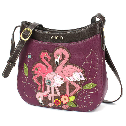 Chala Crescent Crossbody - Flamingo Group bag