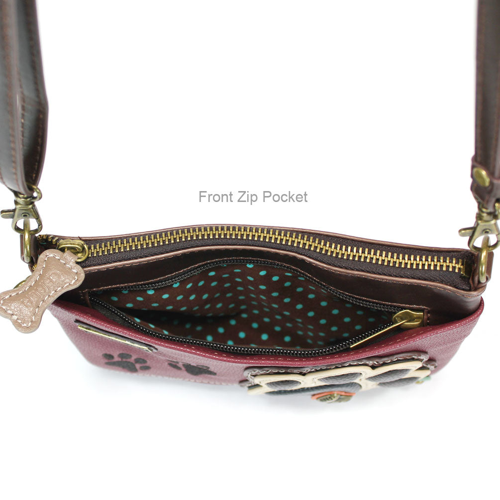 Chala Mini Crossbody - Ivory Pawprint bag