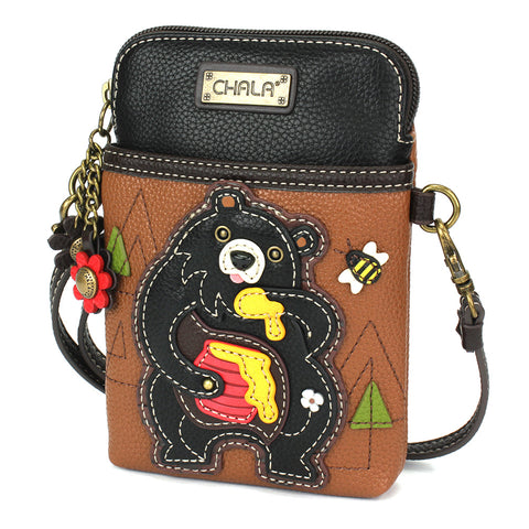 Chala Cellphone Xbody - Black Bear bag