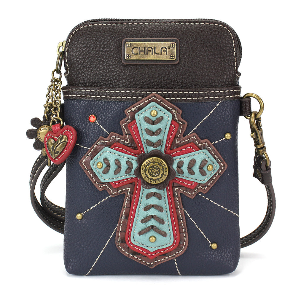 Chala Cellphone Xbody - Chevron Cross bag