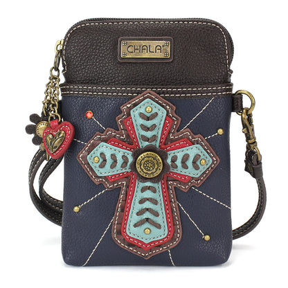 Chala Cellphone Xbody - Chevron Cross bag