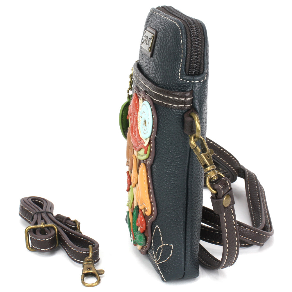Chala Cellphone Xbody - Brown Mushrooms bag