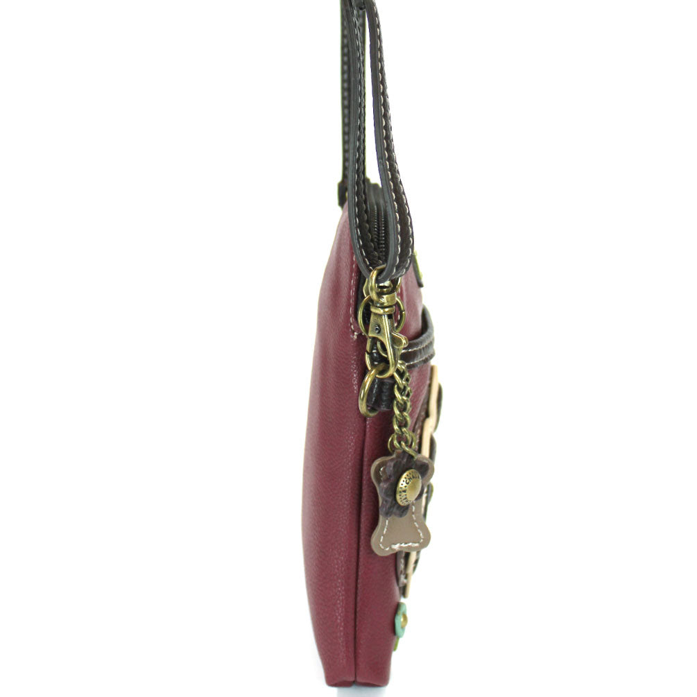 Chala Cellphone Xbody - Ivory Pawprint bag
