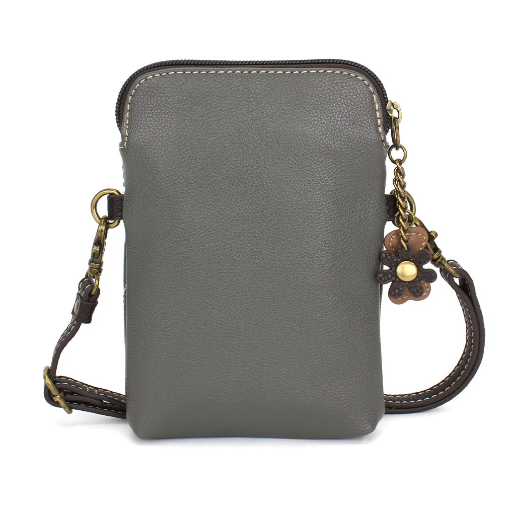 Chala Cellphone Xbody - B&W Pawprint bag