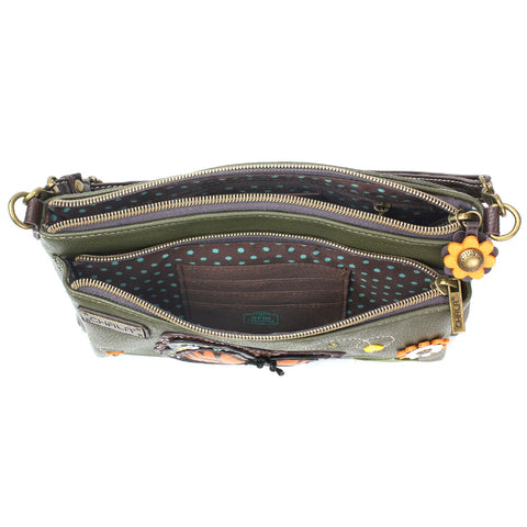 Chala Deluxe Crossbody - Monarch Butterfly bag