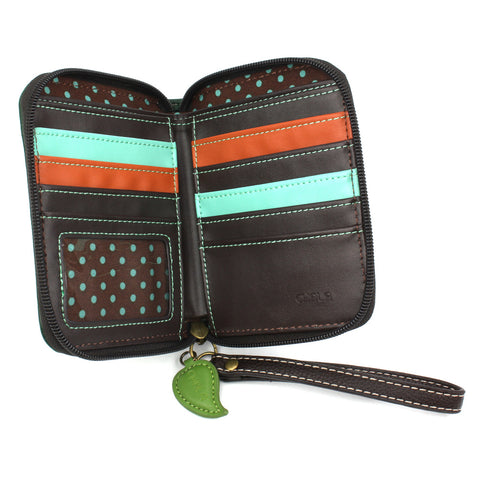 Chala Zip Around Wallet - Avocado bag