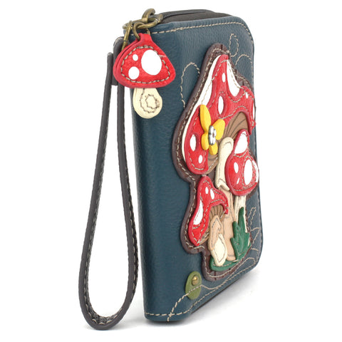 Chala Zip Around Wallet - Mushrooms bag